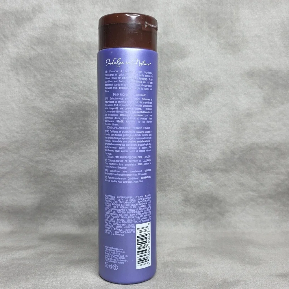 Bain De Terre Lavender Color Enhancing Conditioner‎ for Brassy Tones 10.1 fl oz